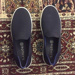 Navy Rothy’s Sneakers like new